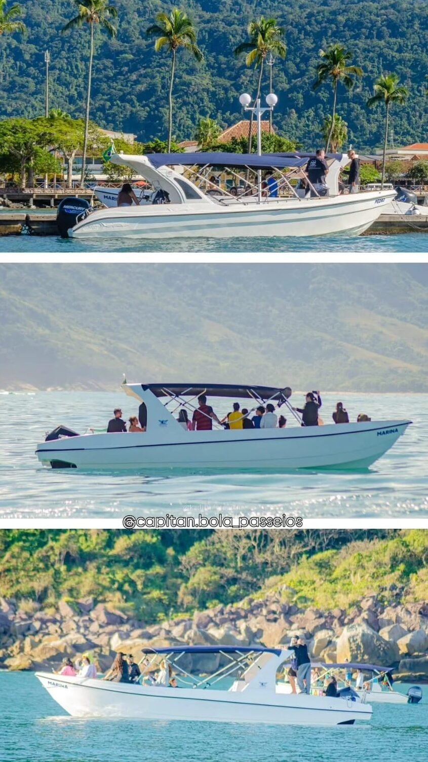 Lanchas do Capitão Bola em Ilhabela